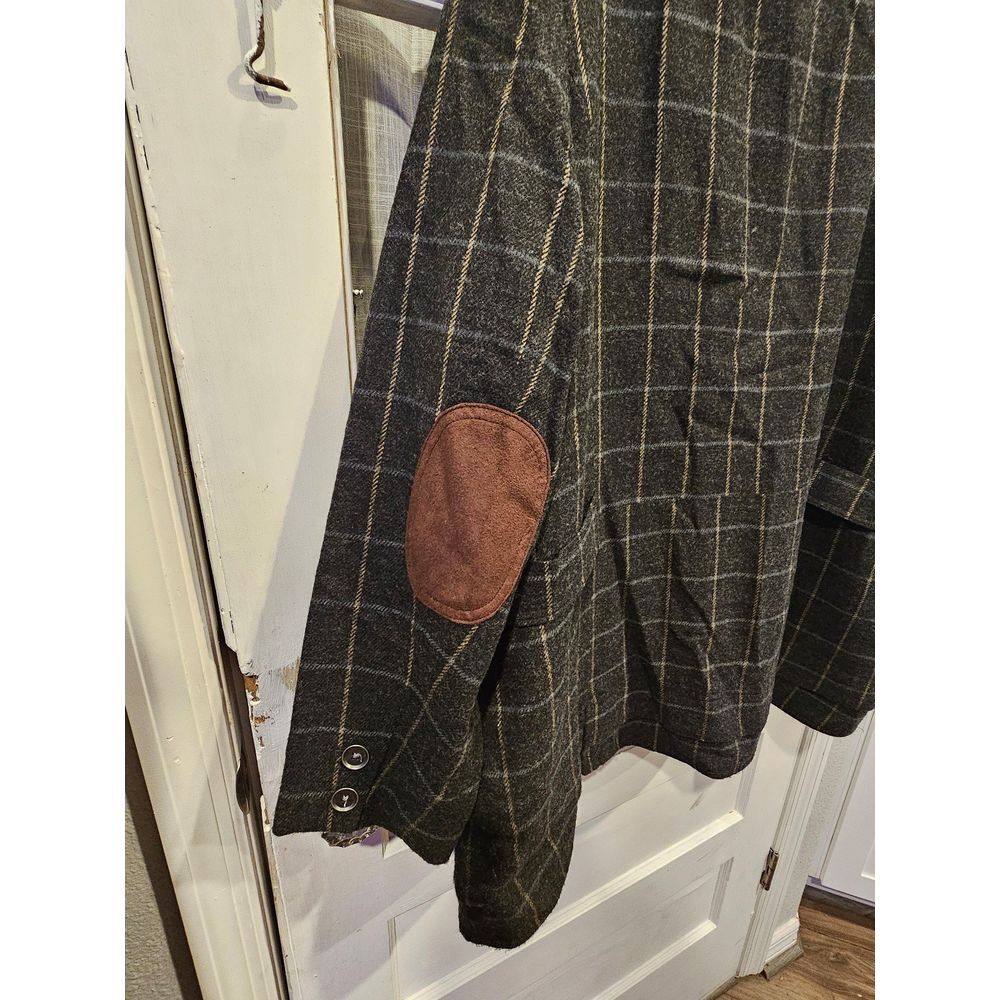 LYS Wool Blend Plaid Blazer‎ Style Coat  Women's Size 26 - Picture 6 of 7